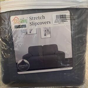 Dark Gray Stretch Slipcovers